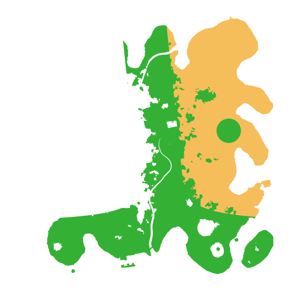 Biome Rust Map: Procedural Map, Size: 3250, Seed: 2188287