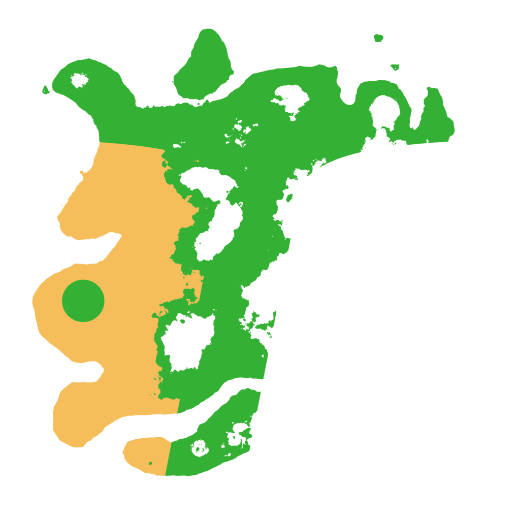 Biome Rust Map: Procedural Map, Size: 3250, Seed: 6270499