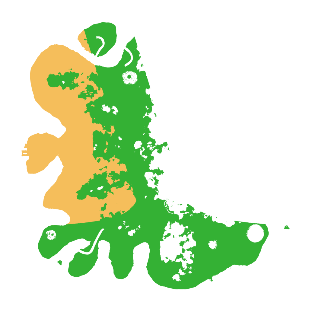 Biome Rust Map: Procedural Map, Size: 3250, Seed: 3856630