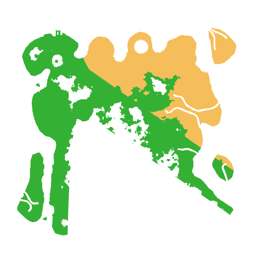 Biome Rust Map: Procedural Map, Size: 3250, Seed: 2354769