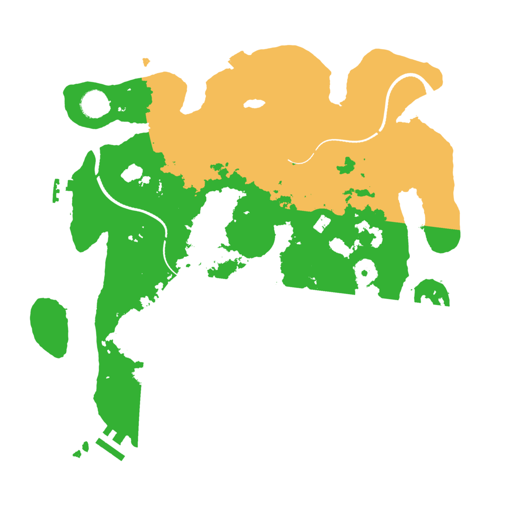 Biome Rust Map: Procedural Map, Size: 3250, Seed: 2990275