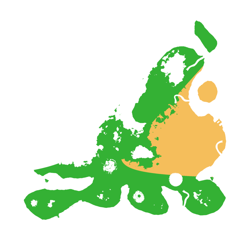 Biome Rust Map: Procedural Map, Size: 3250, Seed: 801981