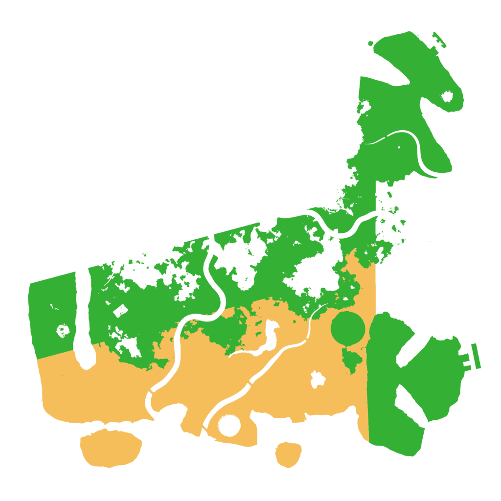 Biome Rust Map: Procedural Map, Size: 4000, Seed: 2319