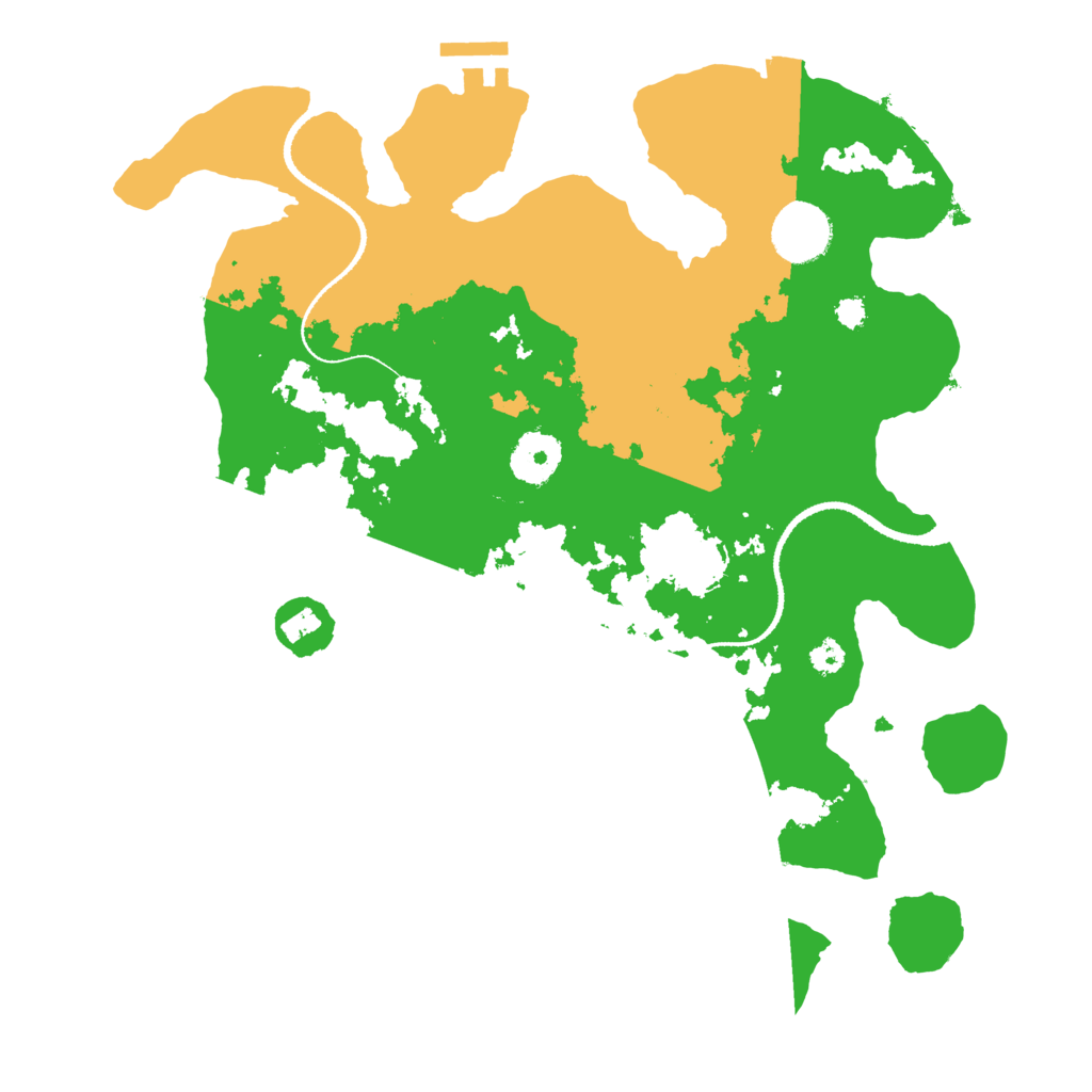 Biome Rust Map: Procedural Map, Size: 3250, Seed: 6272708