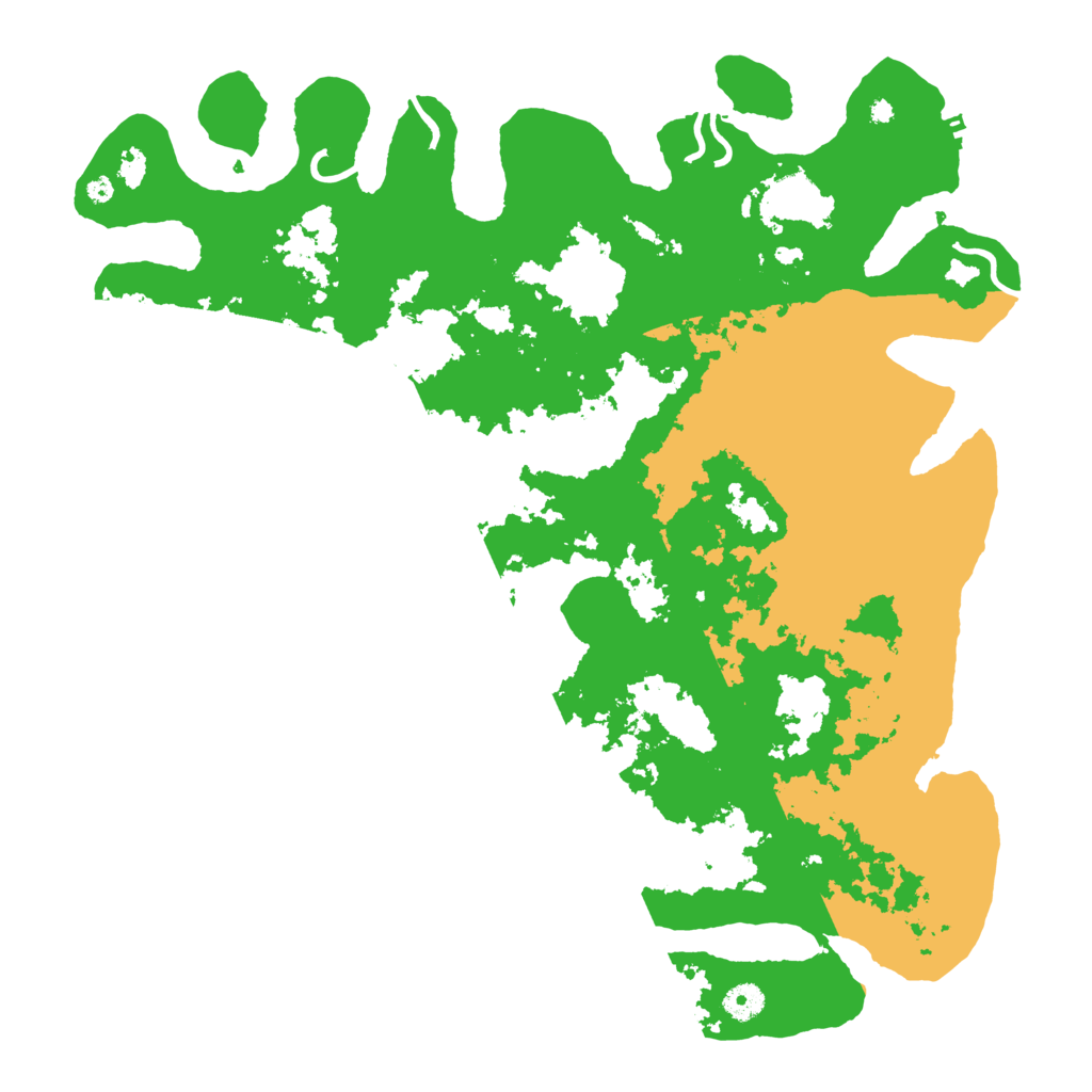 Biome Rust Map: Procedural Map, Size: 4300, Seed: 1167332