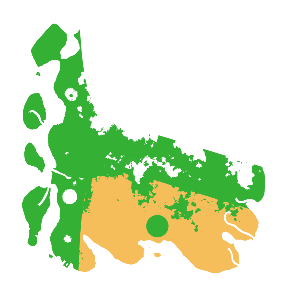 Biome Rust Map: Procedural Map, Size: 3500, Seed: 467129