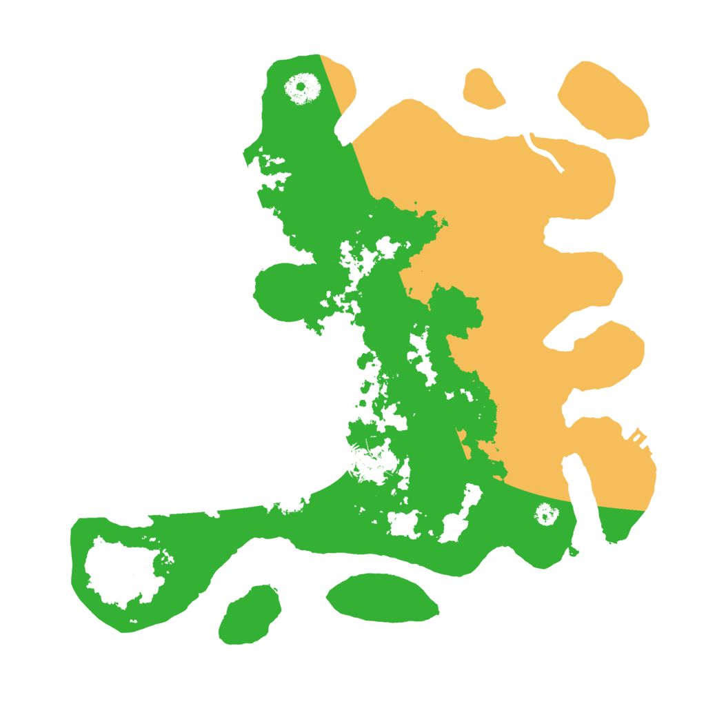 Biome Rust Map: Procedural Map, Size: 3250, Seed: 2559198
