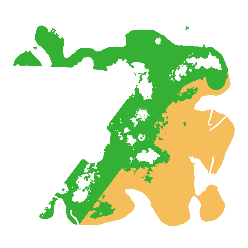 Biome Rust Map: Procedural Map, Size: 3500, Seed: 19812