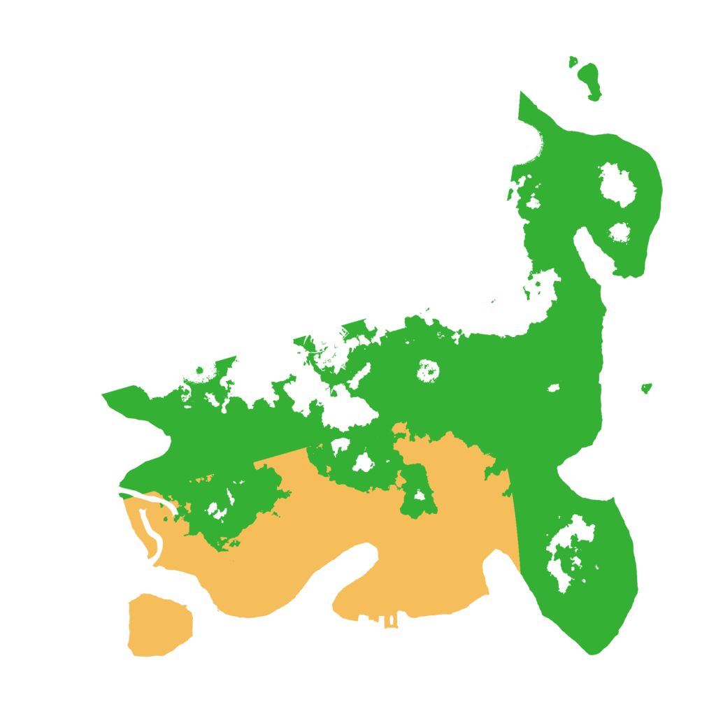 Biome Rust Map: Procedural Map, Size: 3250, Seed: 5916661