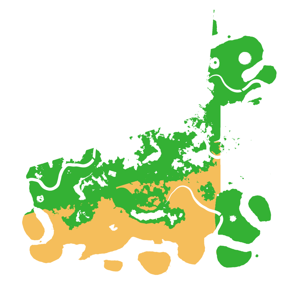 Biome Rust Map: Procedural Map, Size: 4100, Seed: 888