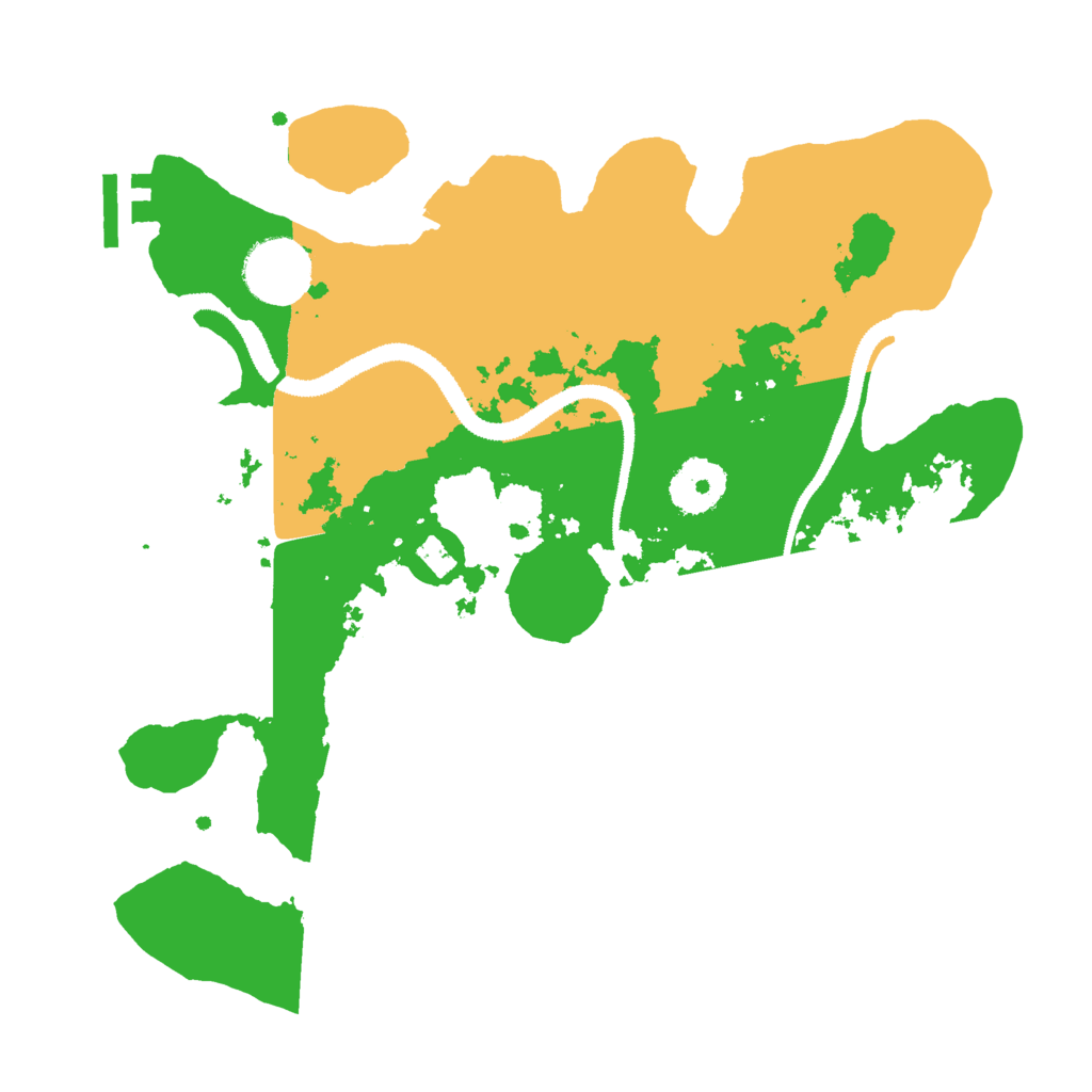 Biome Rust Map: Procedural Map, Size: 3000, Seed: 54854904