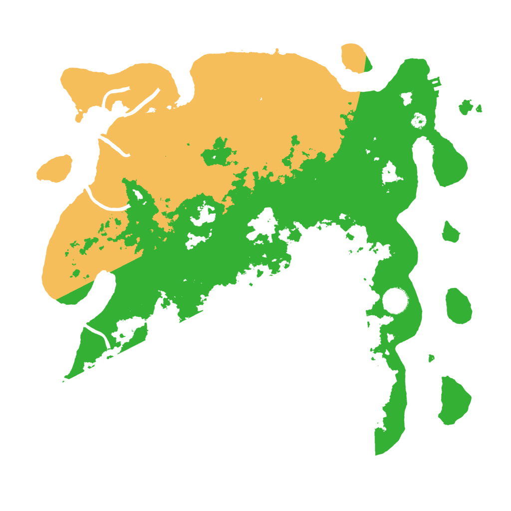 Biome Rust Map: Procedural Map, Size: 3500, Seed: 2972692