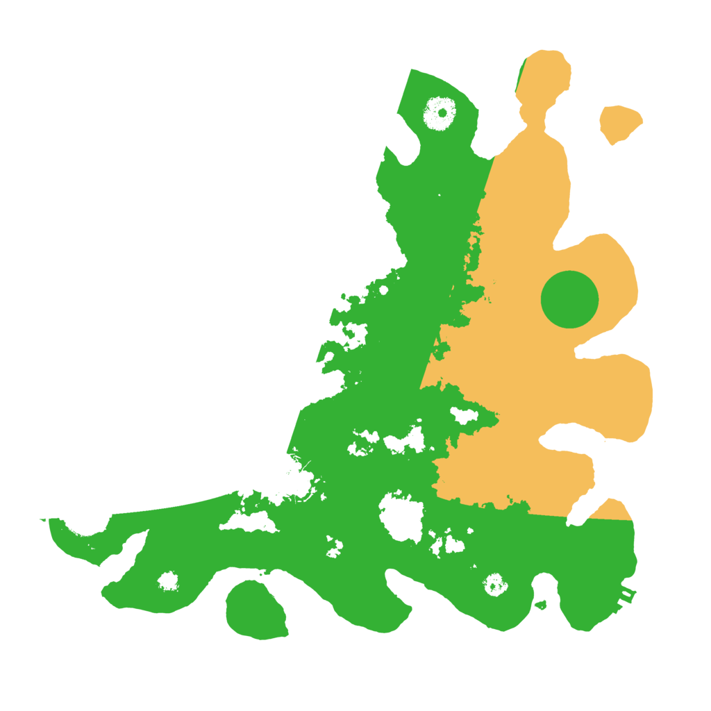 Biome Rust Map: Procedural Map, Size: 3250, Seed: 2083388