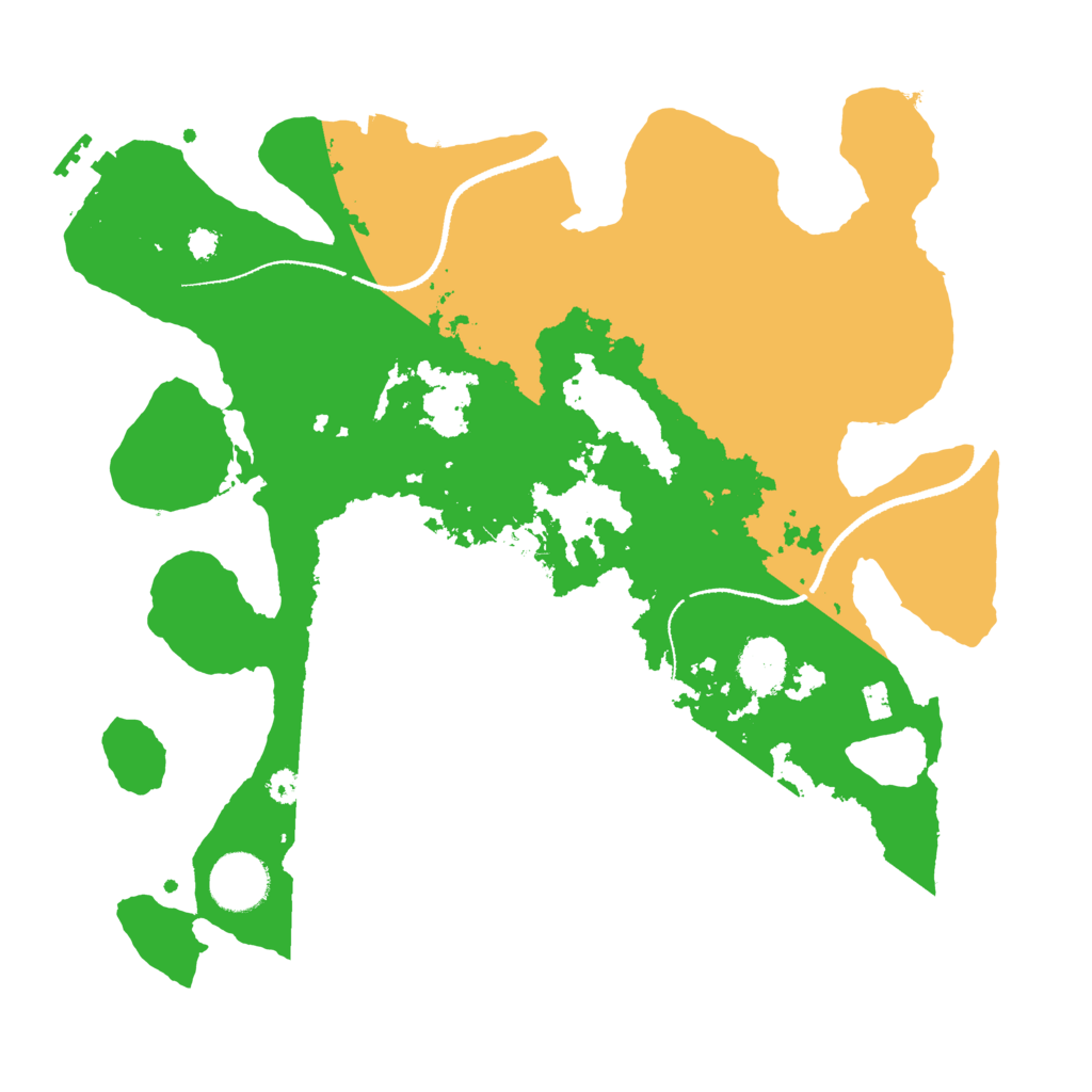 Biome Rust Map: Procedural Map, Size: 3250, Seed: 6138834