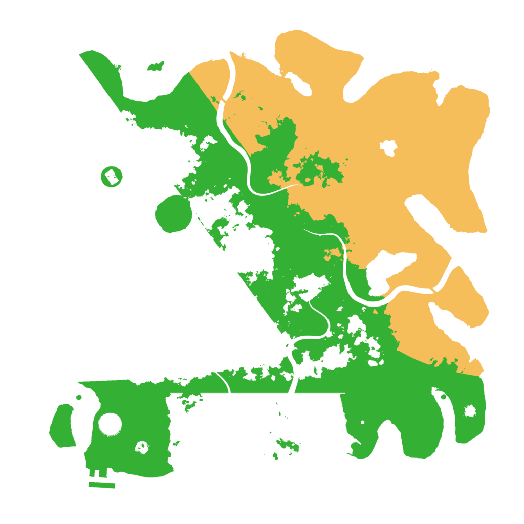 Biome Rust Map: Procedural Map, Size: 4000, Seed: 21164263