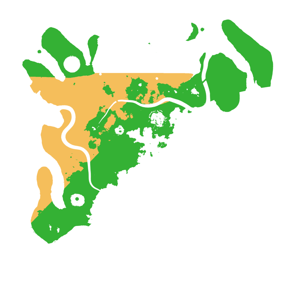 Biome Rust Map: Procedural Map, Size: 3250, Seed: 4000780