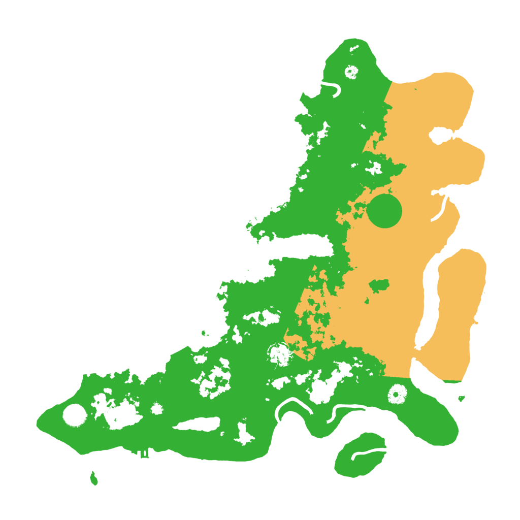Biome Rust Map: Procedural Map, Size: 4000, Seed: 45279614
