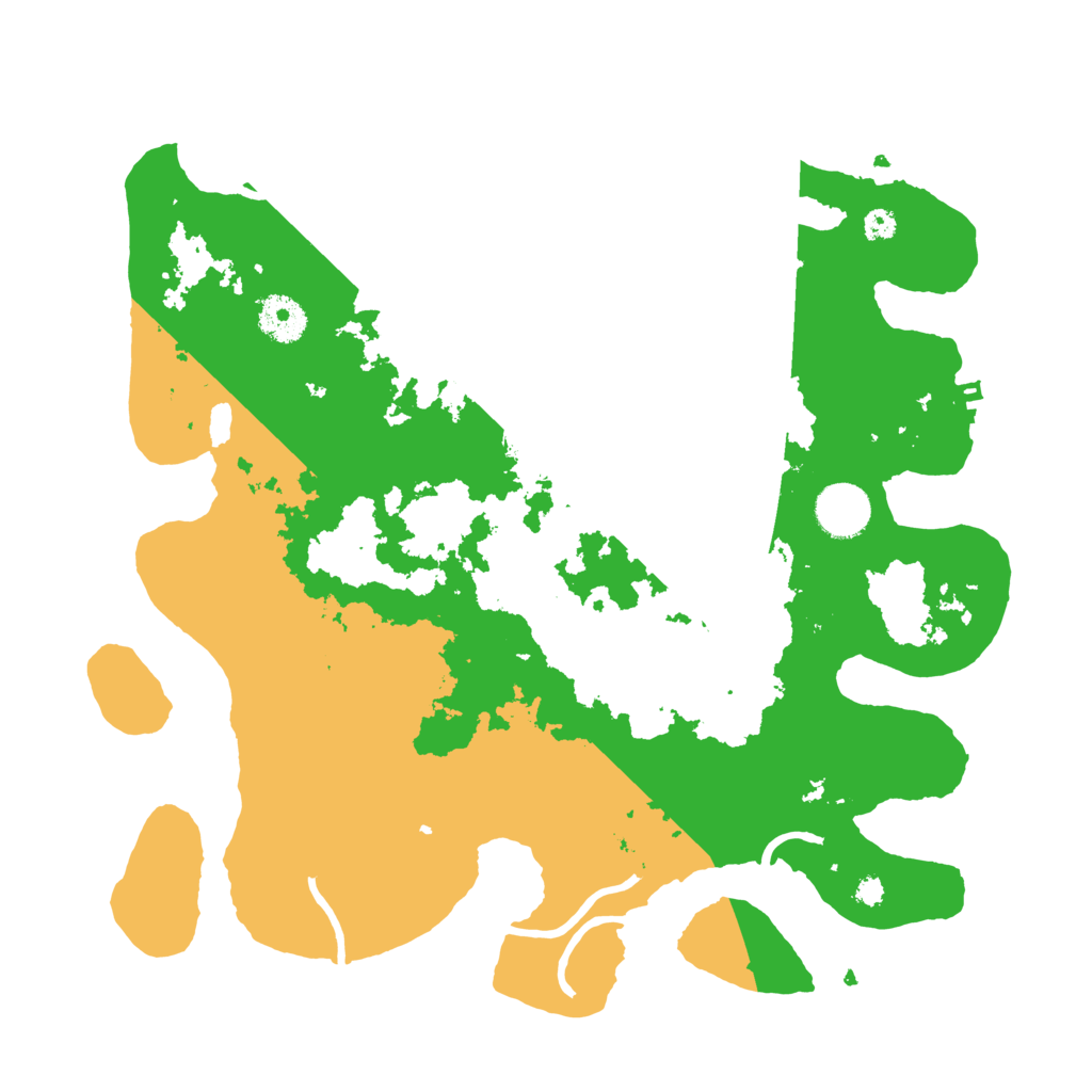 Biome Rust Map: Procedural Map, Size: 3500, Seed: 111156088