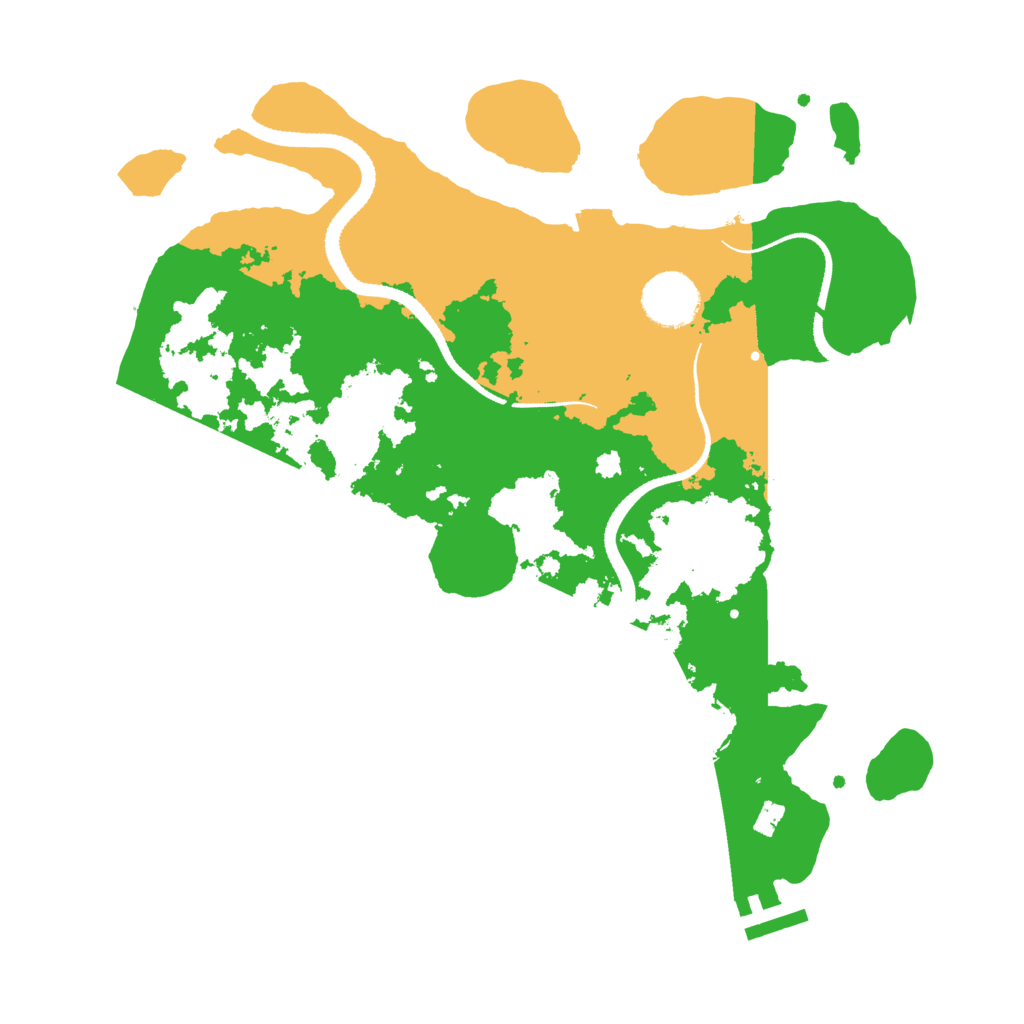 Biome Rust Map: Procedural Map, Size: 3250, Seed: 5651891