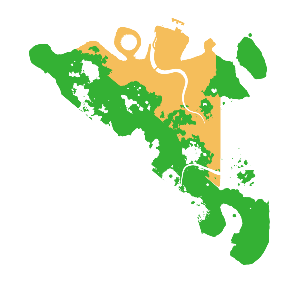 Biome Rust Map: Procedural Map, Size: 3250, Seed: 3925258