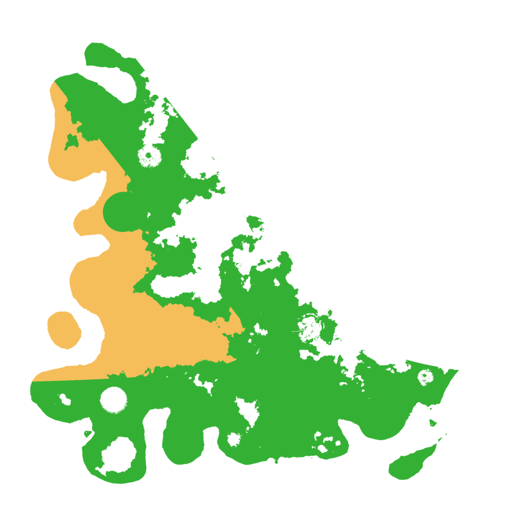 Biome Rust Map: Procedural Map, Size: 3500, Seed: 620465842