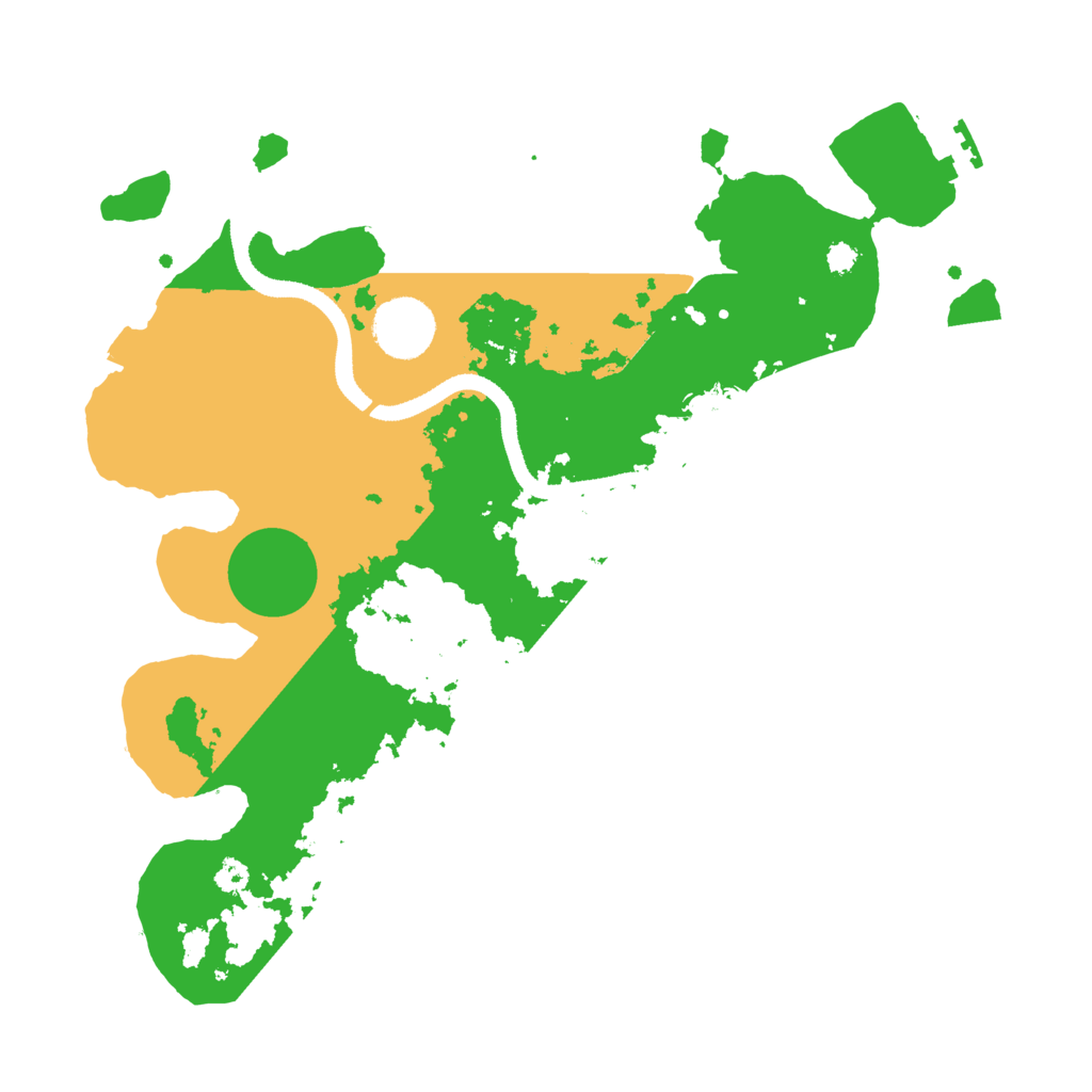 Biome Rust Map: Procedural Map, Size: 3250, Seed: 3408819