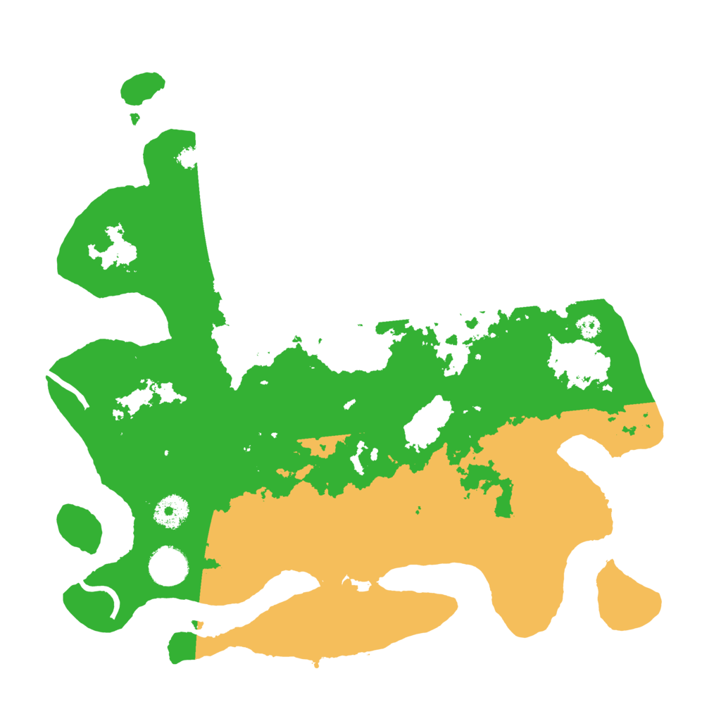 Biome Rust Map: Procedural Map, Size: 3250, Seed: 2253341