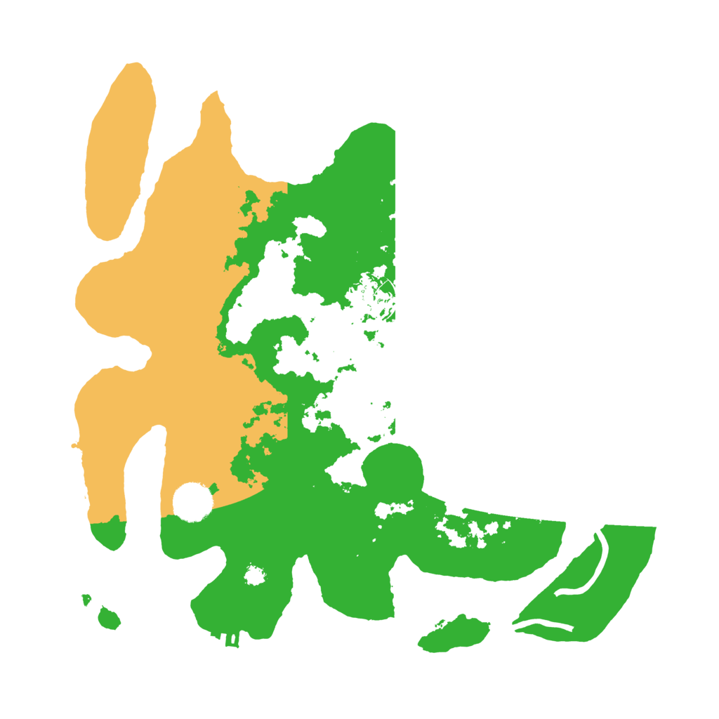 Biome Rust Map: Procedural Map, Size: 3250, Seed: 381753