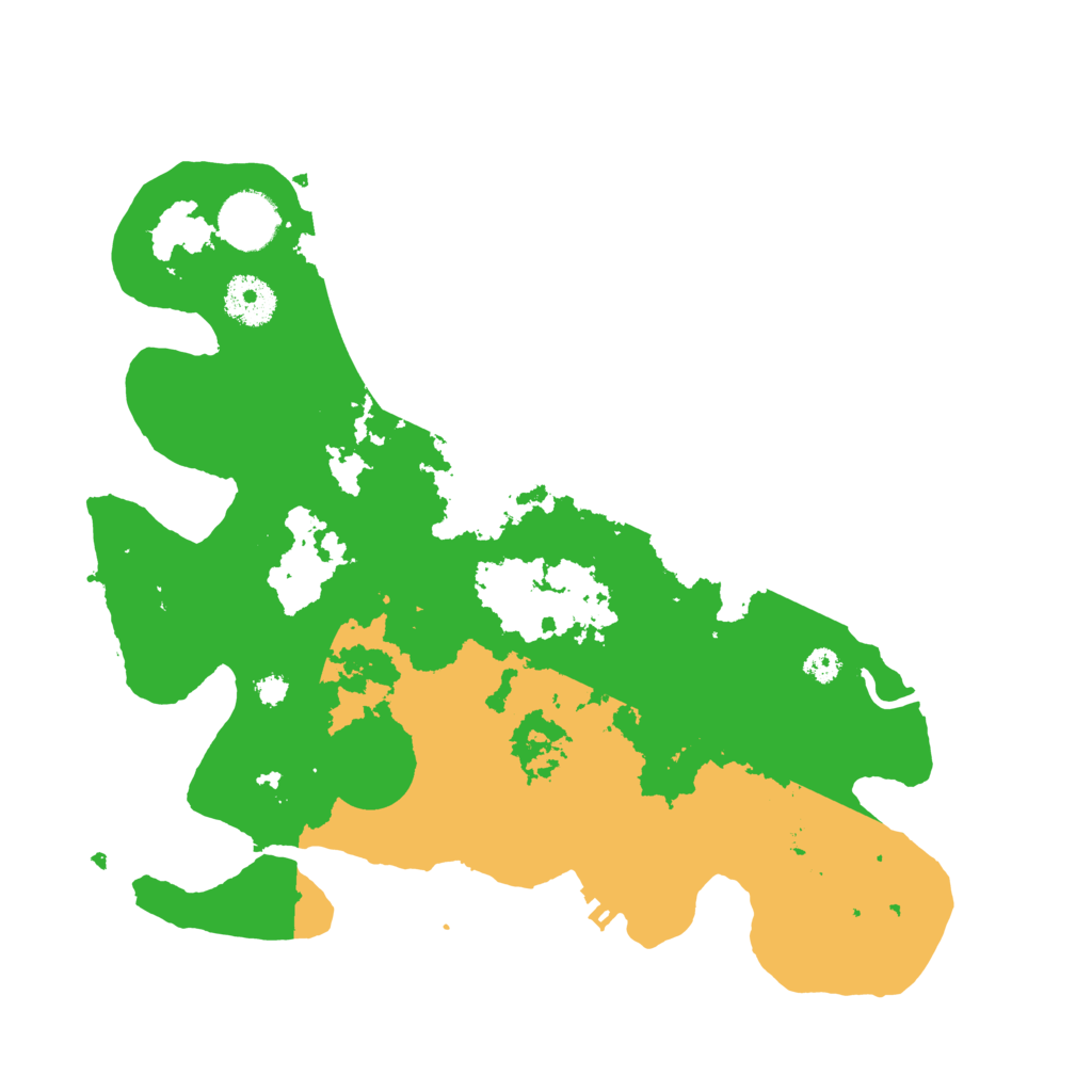 Biome Rust Map: Procedural Map, Size: 3250, Seed: 6287827