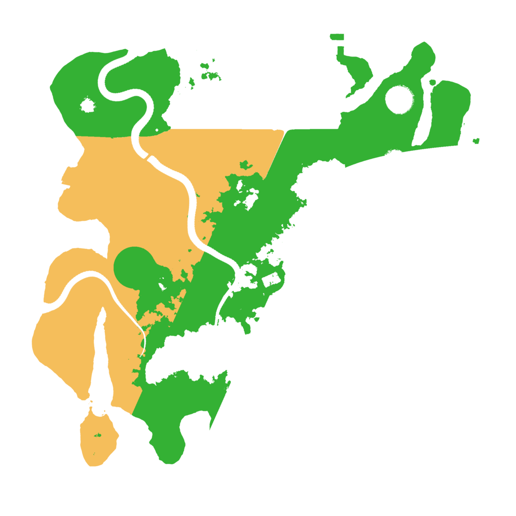 Biome Rust Map: Procedural Map, Size: 3250, Seed: 179885