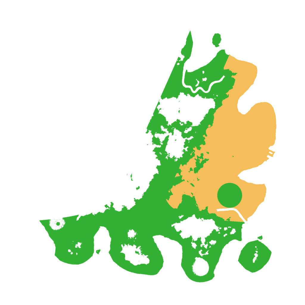 Biome Rust Map: Procedural Map, Size: 3250, Seed: 4795588