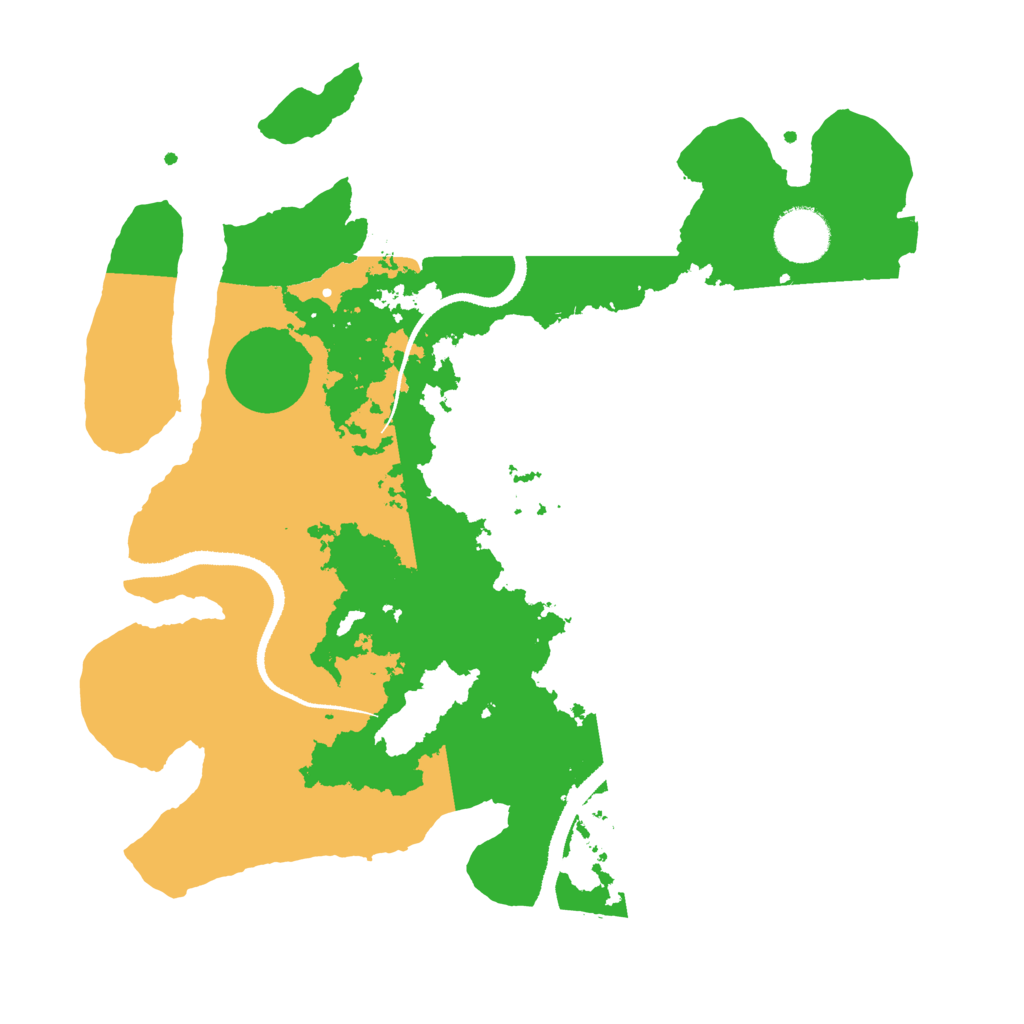 Biome Rust Map: Procedural Map, Size: 3250, Seed: 3751903