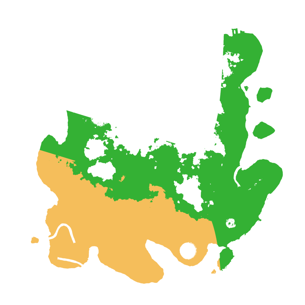 Biome Rust Map: Procedural Map, Size: 3250, Seed: 5069050