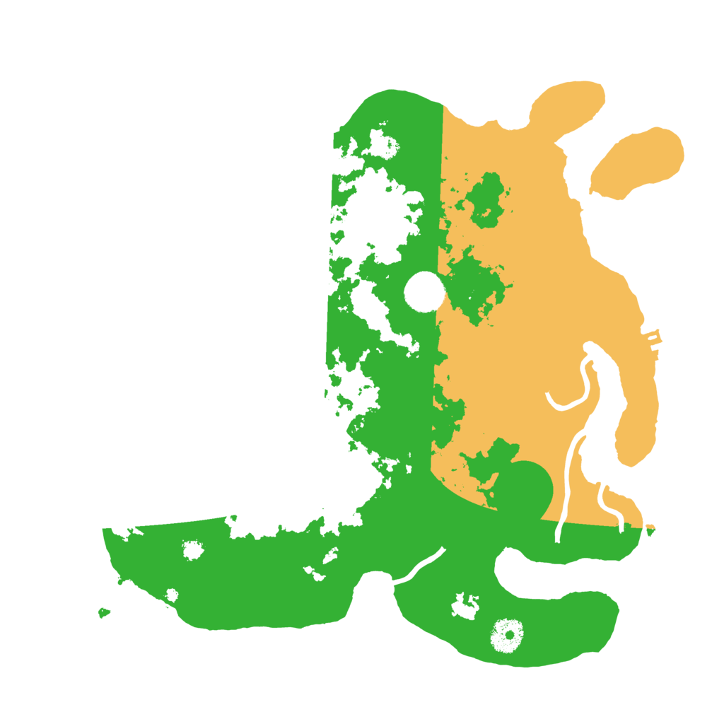 Biome Rust Map: Procedural Map, Size: 3250, Seed: 3410208