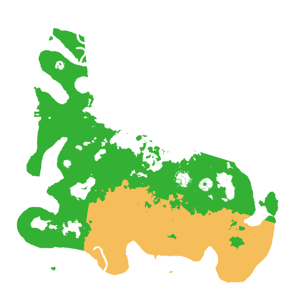 Biome Rust Map: Procedural Map, Size: 3500, Seed: 137307359