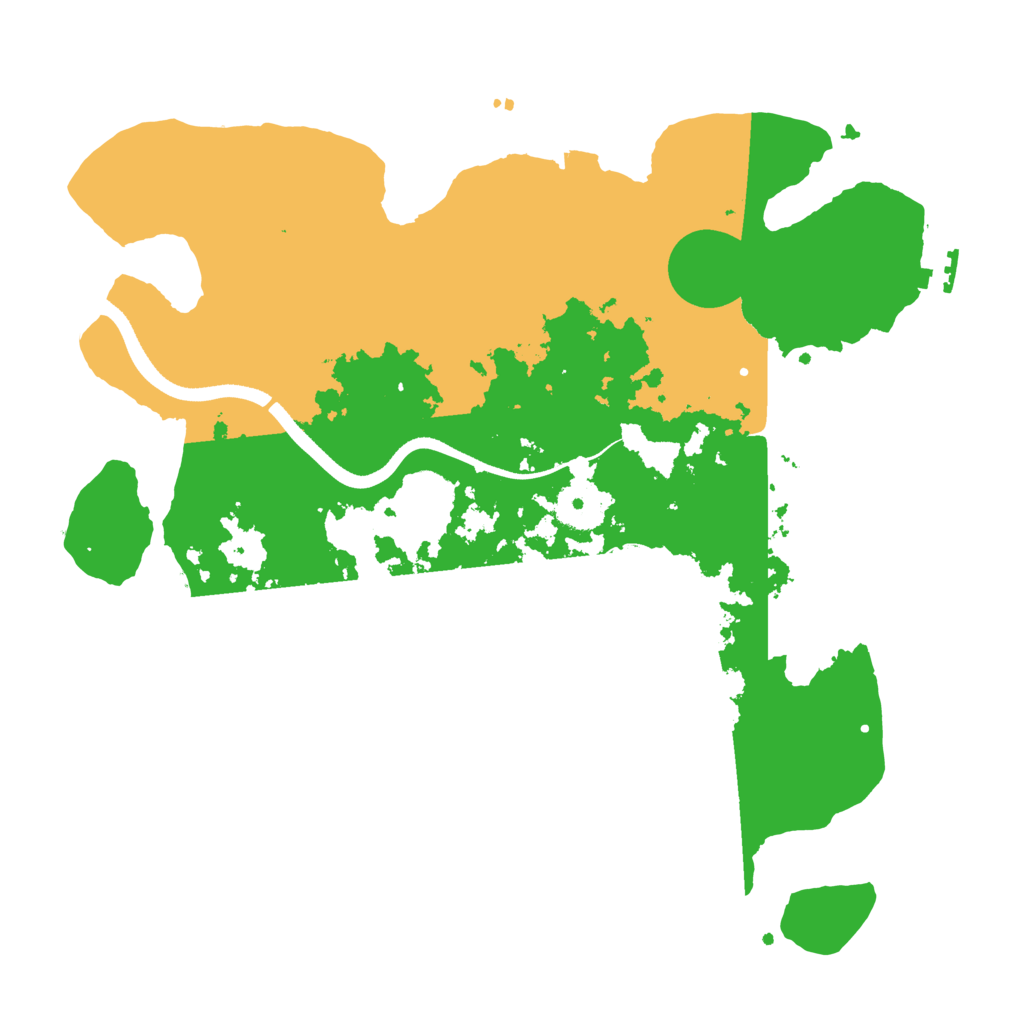 Biome Rust Map: Procedural Map, Size: 3500, Seed: 2044705681