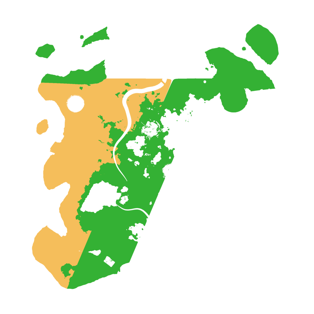 Biome Rust Map: Procedural Map, Size: 3250, Seed: 5083835