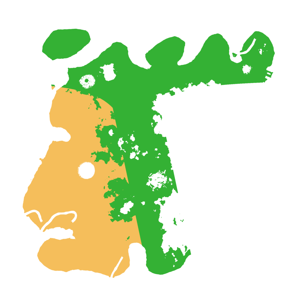 Biome Rust Map: Procedural Map, Size: 3250, Seed: 1206223