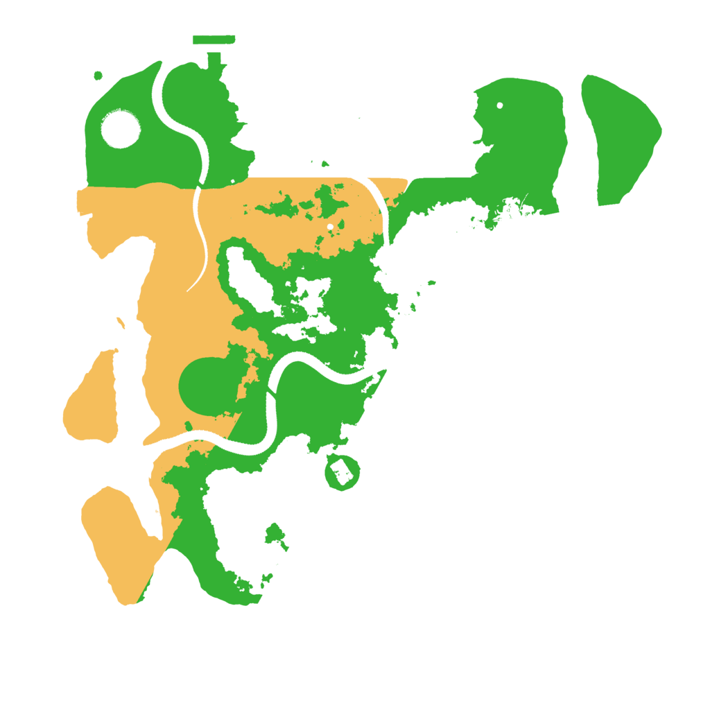 Biome Rust Map: Procedural Map, Size: 3250, Seed: 4867971
