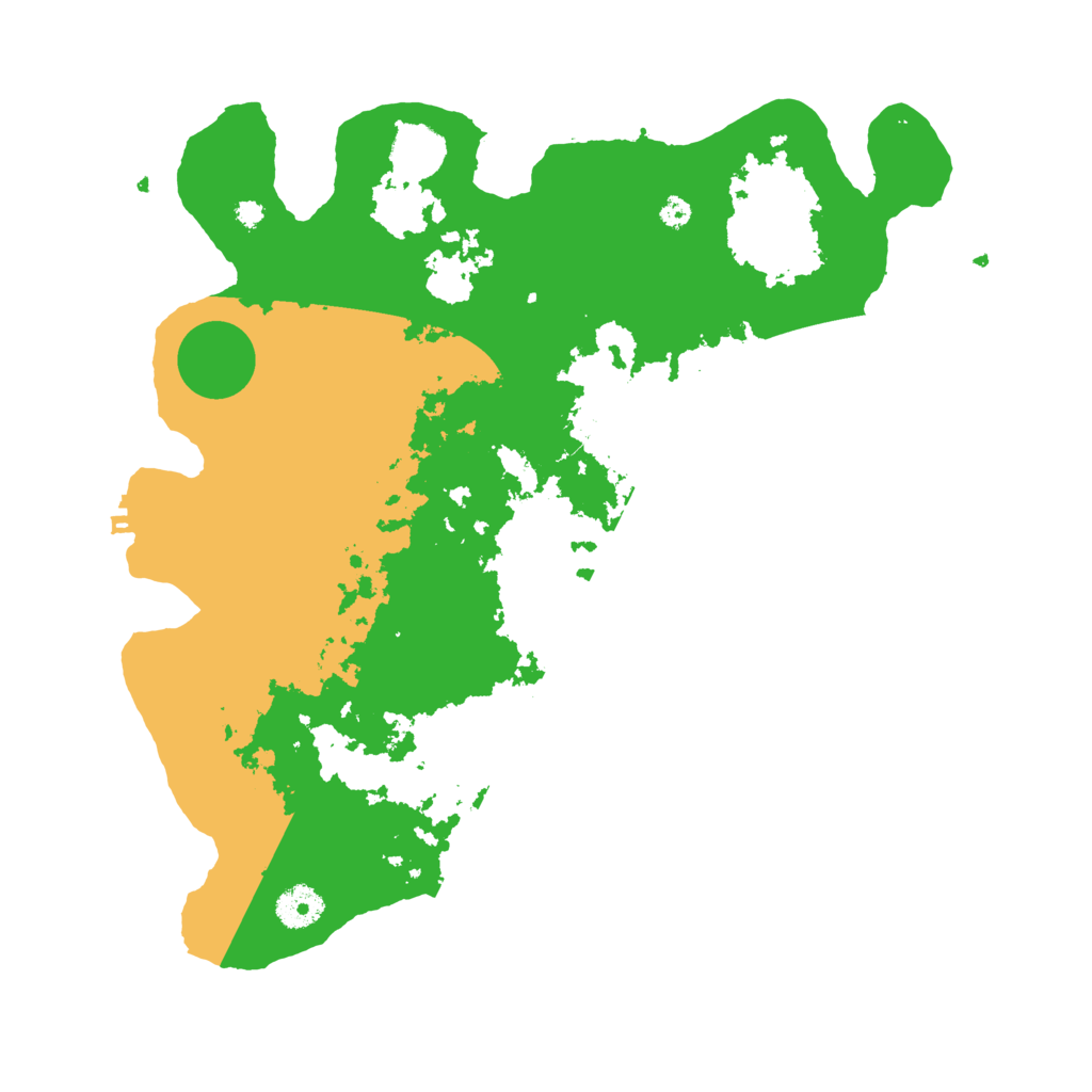 Biome Rust Map: Procedural Map, Size: 3700, Seed: 645862330