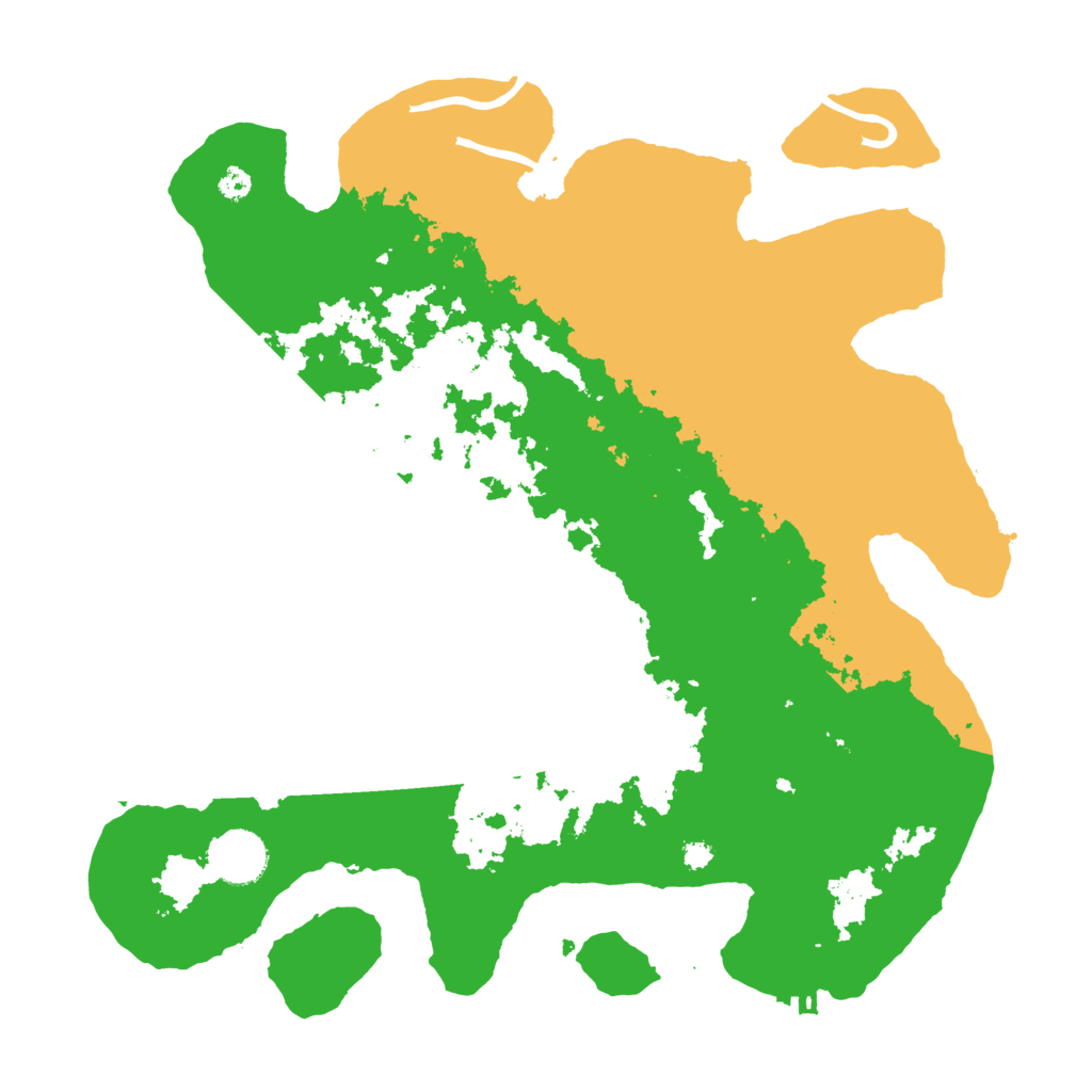 Biome Rust Map: Procedural Map, Size: 3500, Seed: 637521
