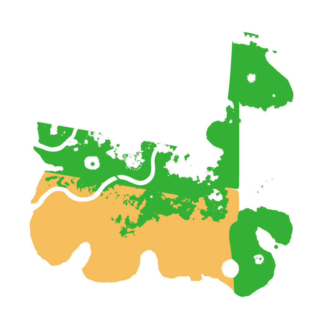 Biome Rust Map: Procedural Map, Size: 3250, Seed: 123177