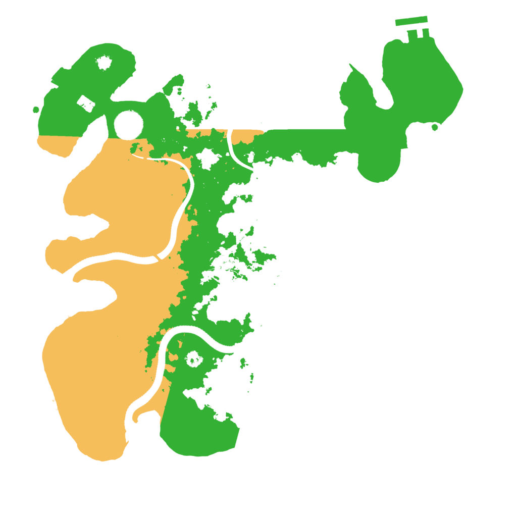 Biome Rust Map: Procedural Map, Size: 3250, Seed: 5243586