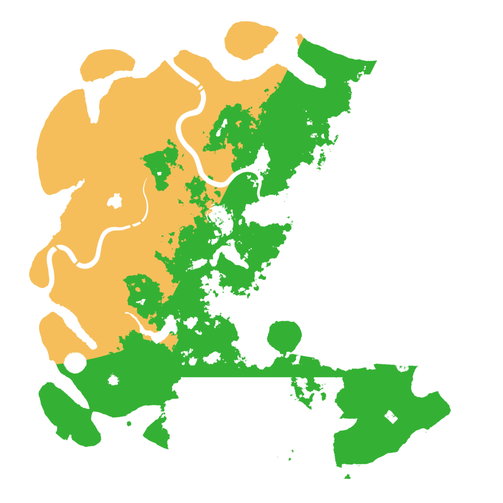 Biome Rust Map: Procedural Map, Size: 4300, Seed: 92344631