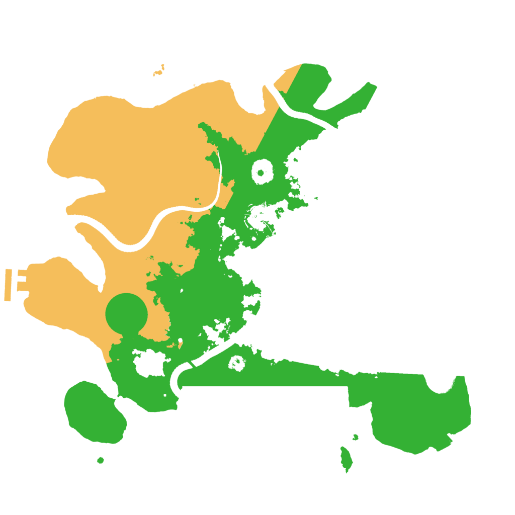 Biome Rust Map: Procedural Map, Size: 3250, Seed: 4875356