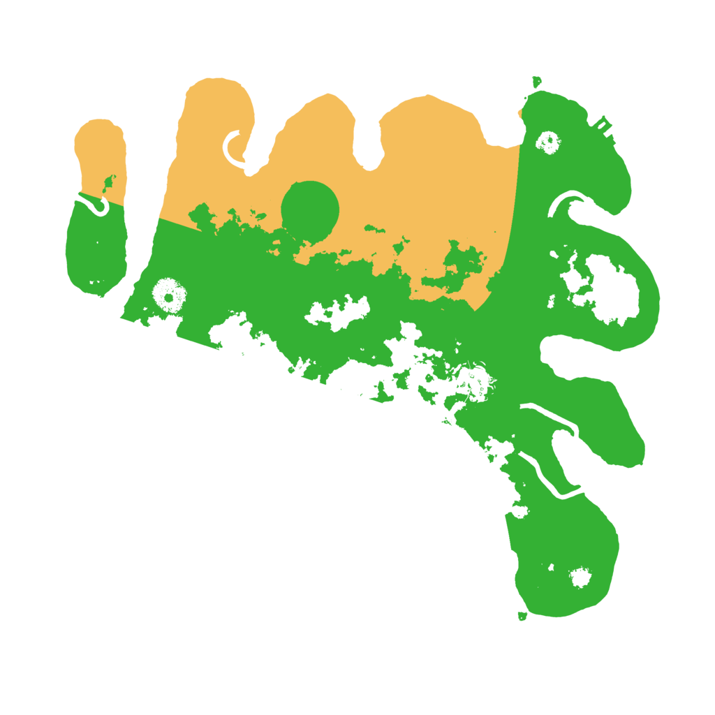 Biome Rust Map: Procedural Map, Size: 3250, Seed: 1850761