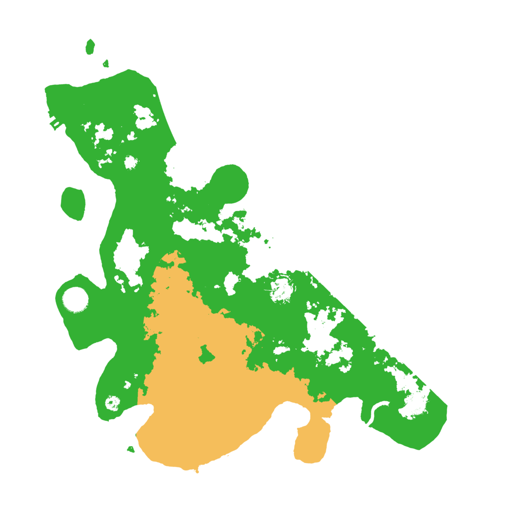 Biome Rust Map: Procedural Map, Size: 3500, Seed: 1691986757