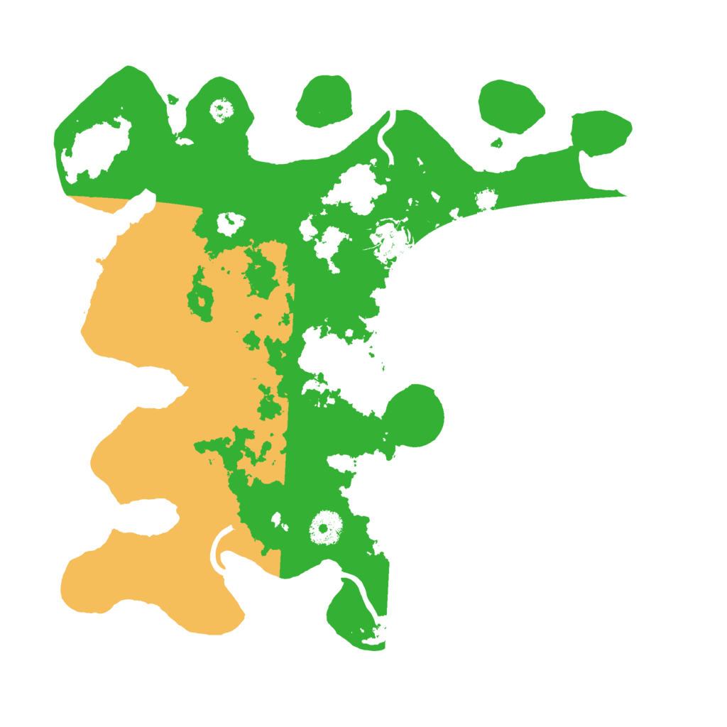 Biome Rust Map: Procedural Map, Size: 3250, Seed: 3191502