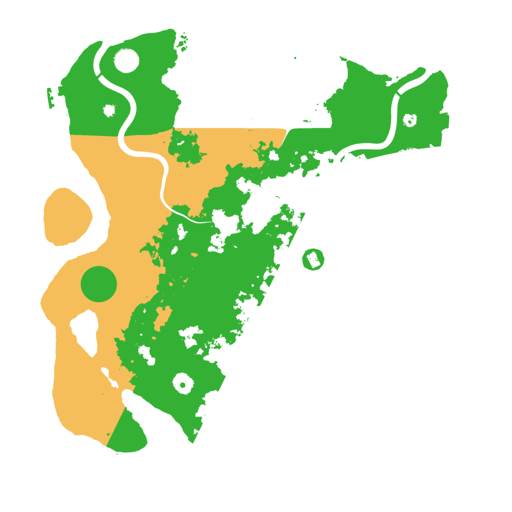 Biome Rust Map: Procedural Map, Size: 3750, Seed: 2000576702