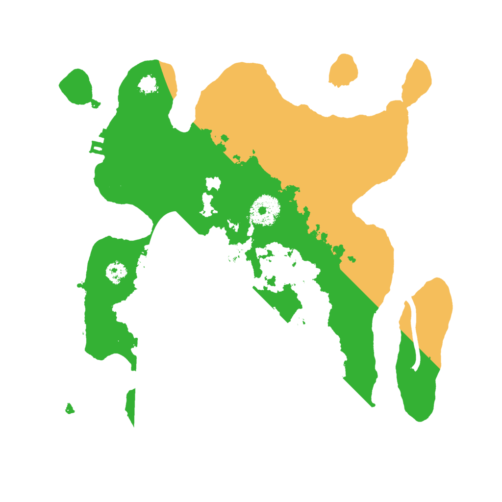 Biome Rust Map: Procedural Map, Size: 2500, Seed: 1910146538
